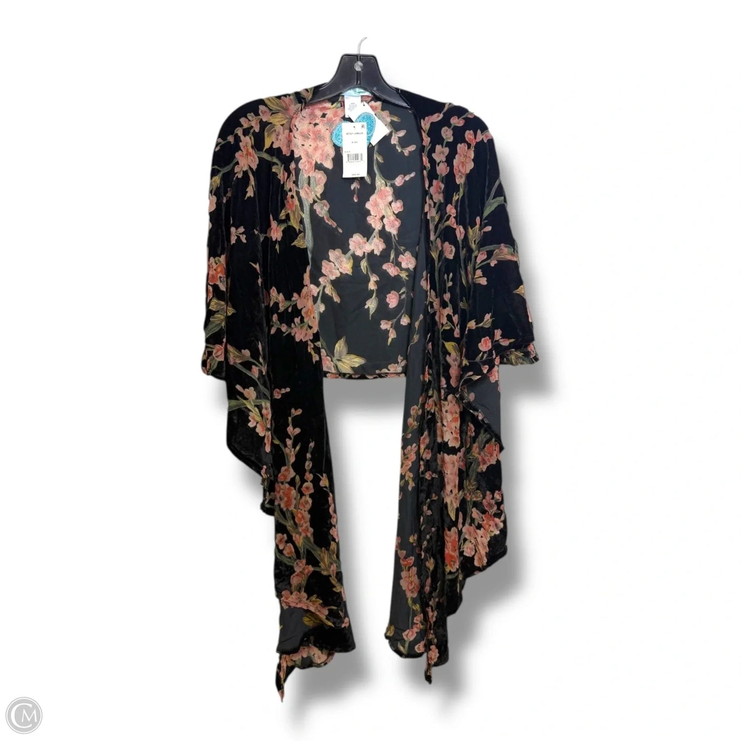 Shawl By Betsey Johnson In Floral Print, Size: Osfm