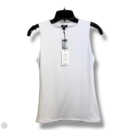 Top Sleeveless By Express In White, Size: S