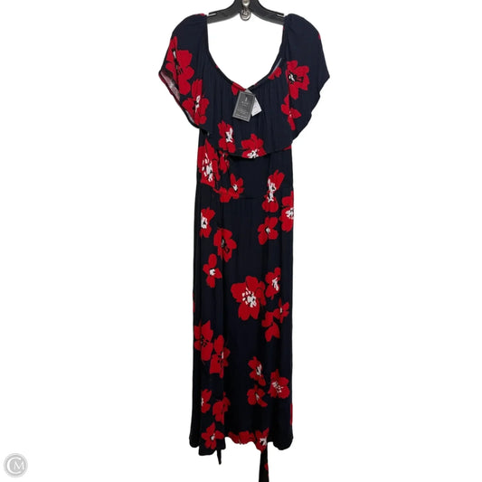 Dress Casual Maxi By Lane Bryant In Navy, Size: 1x