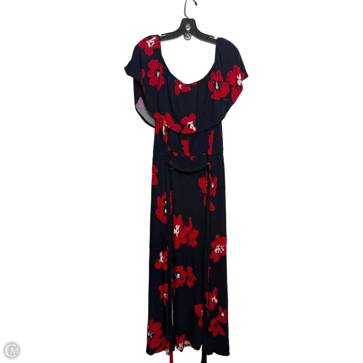 Dress Casual Maxi By Lane Bryant In Navy, Size: 1x