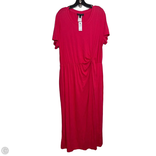 Dress Casual Maxi By Lane Bryant In Pink, Size: 1x