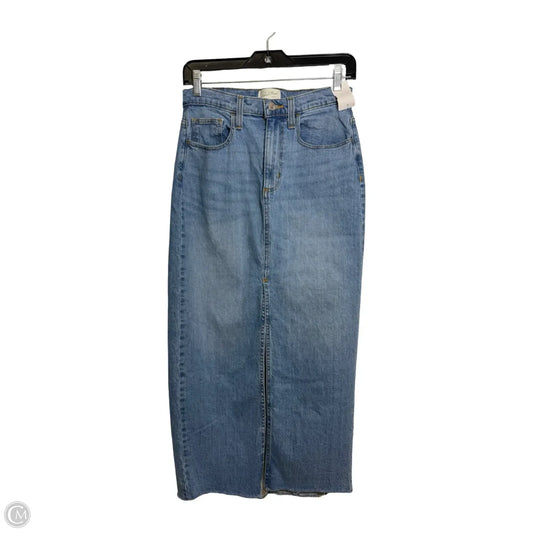 Skirt Maxi By Universal Thread In Blue Denim, Size: 4