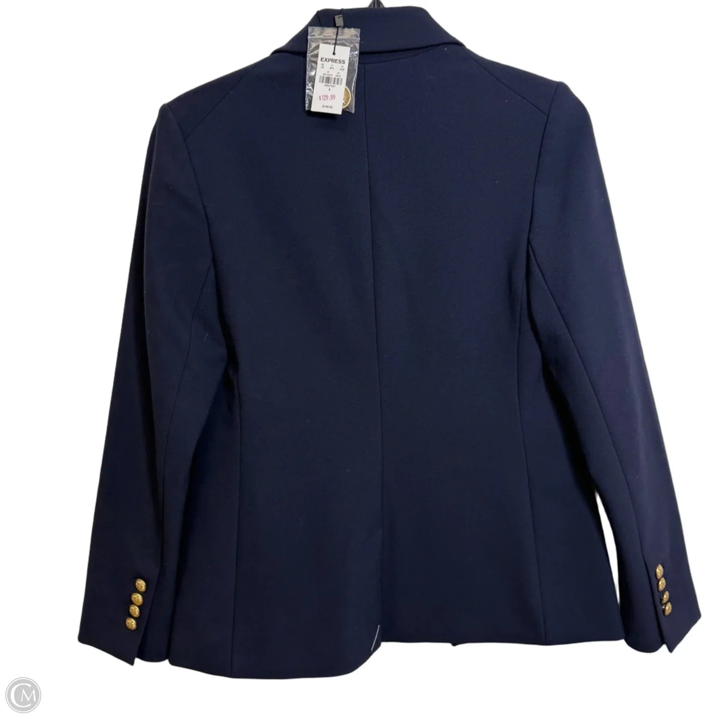 Blazer By Express In Navy, Size: 4