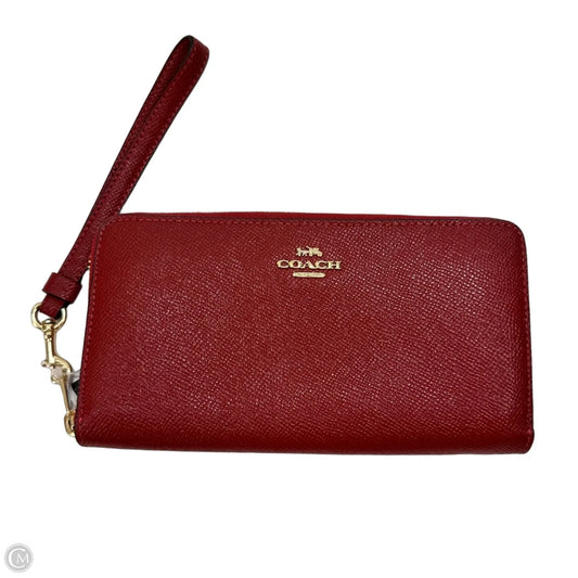 Wristlet Designer By Coach, Size: Large