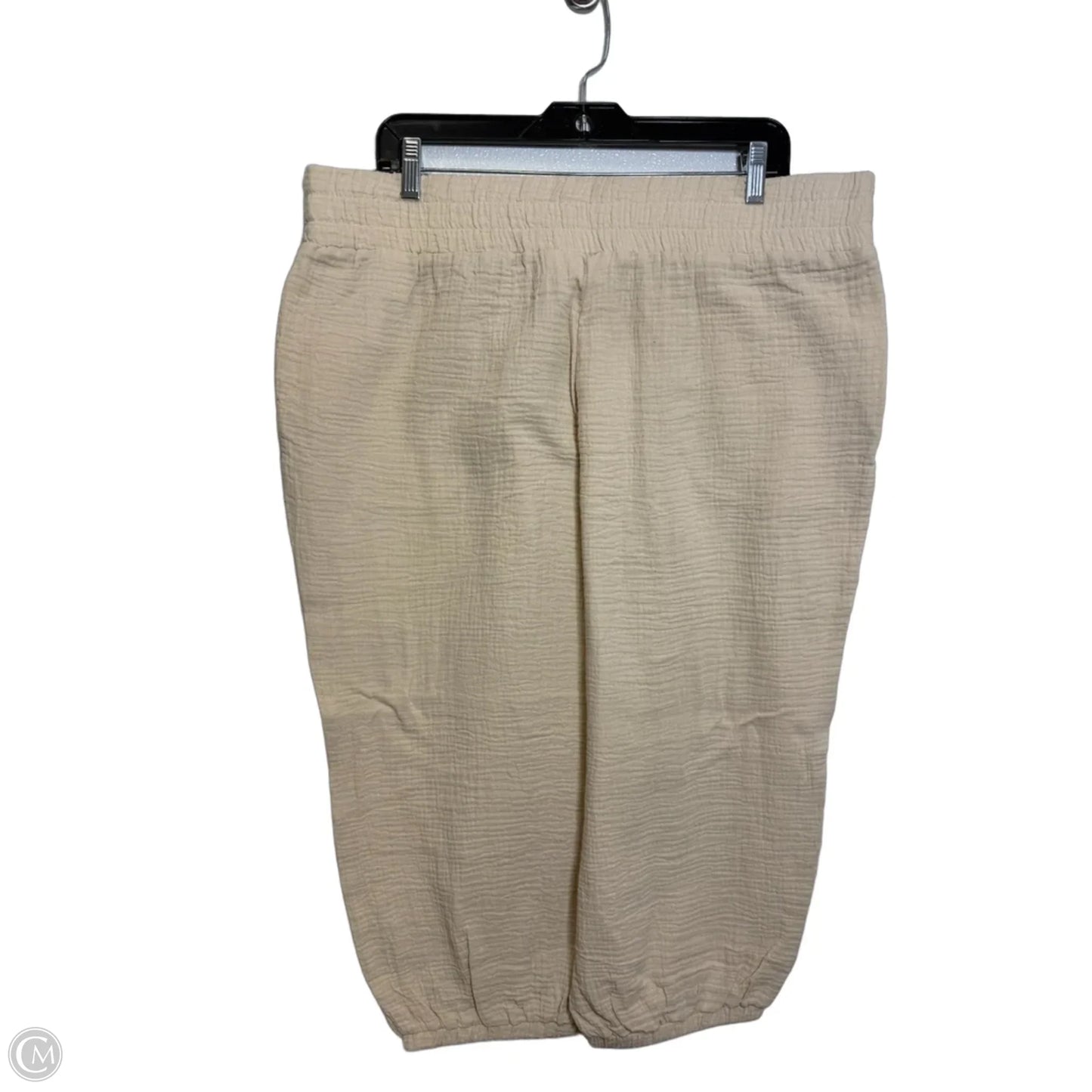 Pants Lounge By Belle By Kim Gravel In Cream, Size: Lp