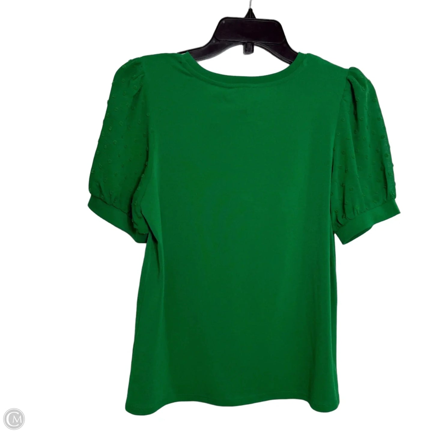 Top Short Sleeve By Cece In Green, Size: S