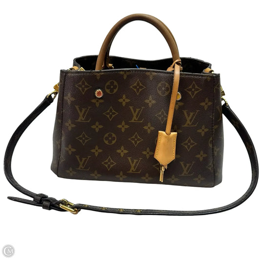 MONTAIGNE Handbag Luxury Designer By Louis Vuitton, Size: Medium