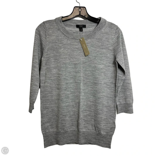 Top Long Sleeve By J. Crew In Grey, Size: Xs