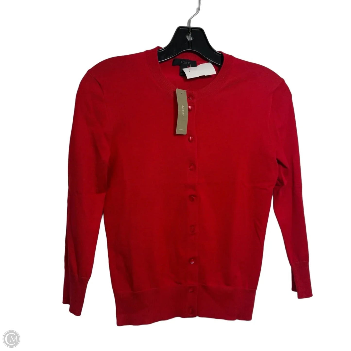 Cardigan By J. Crew In Red, Size: Xs