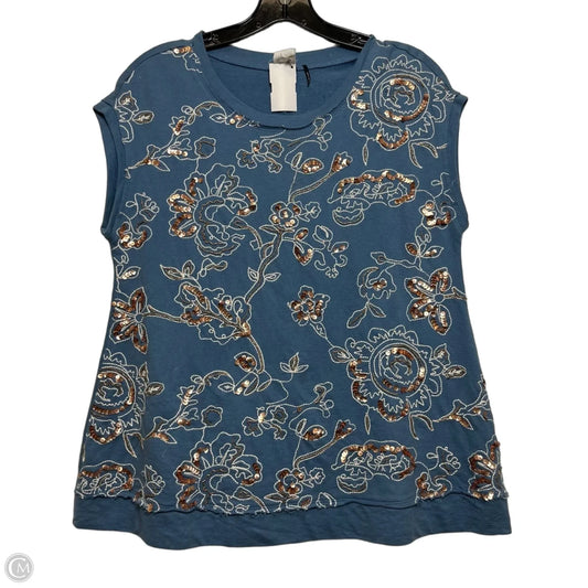 Top Sleeveless By Akemi And Kin In Blue, Size: Xs