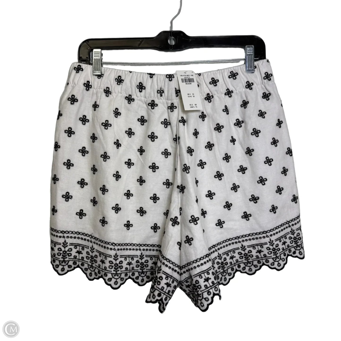 Shorts By Abercrombie And Fitch In Black & White, Size: M