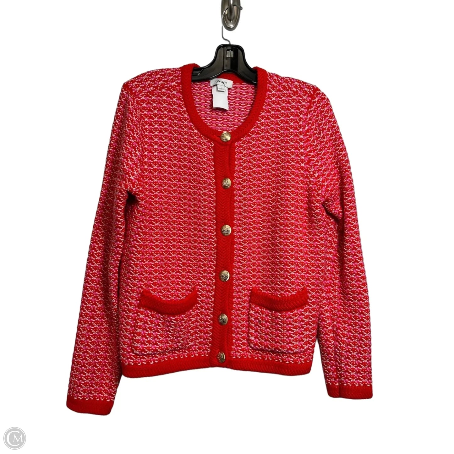 Cardigan By On 34th In Red, Size: M