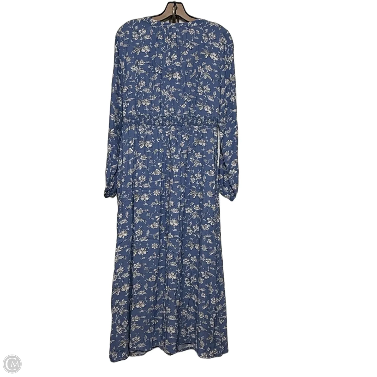 Dress Casual Maxi By Loft In Blue, Size: 4