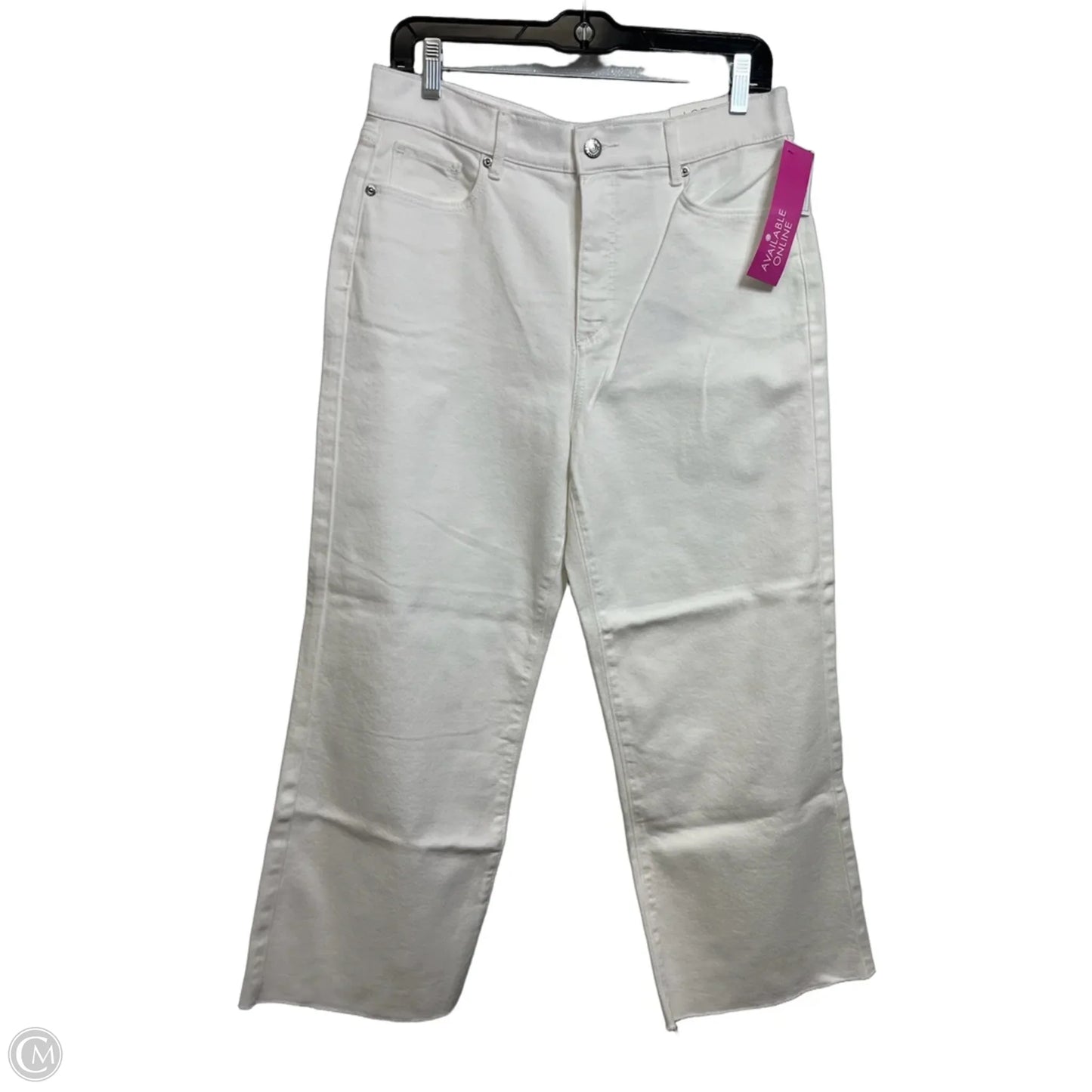 Jeans Boot Cut By Loft In White, Size: 8p