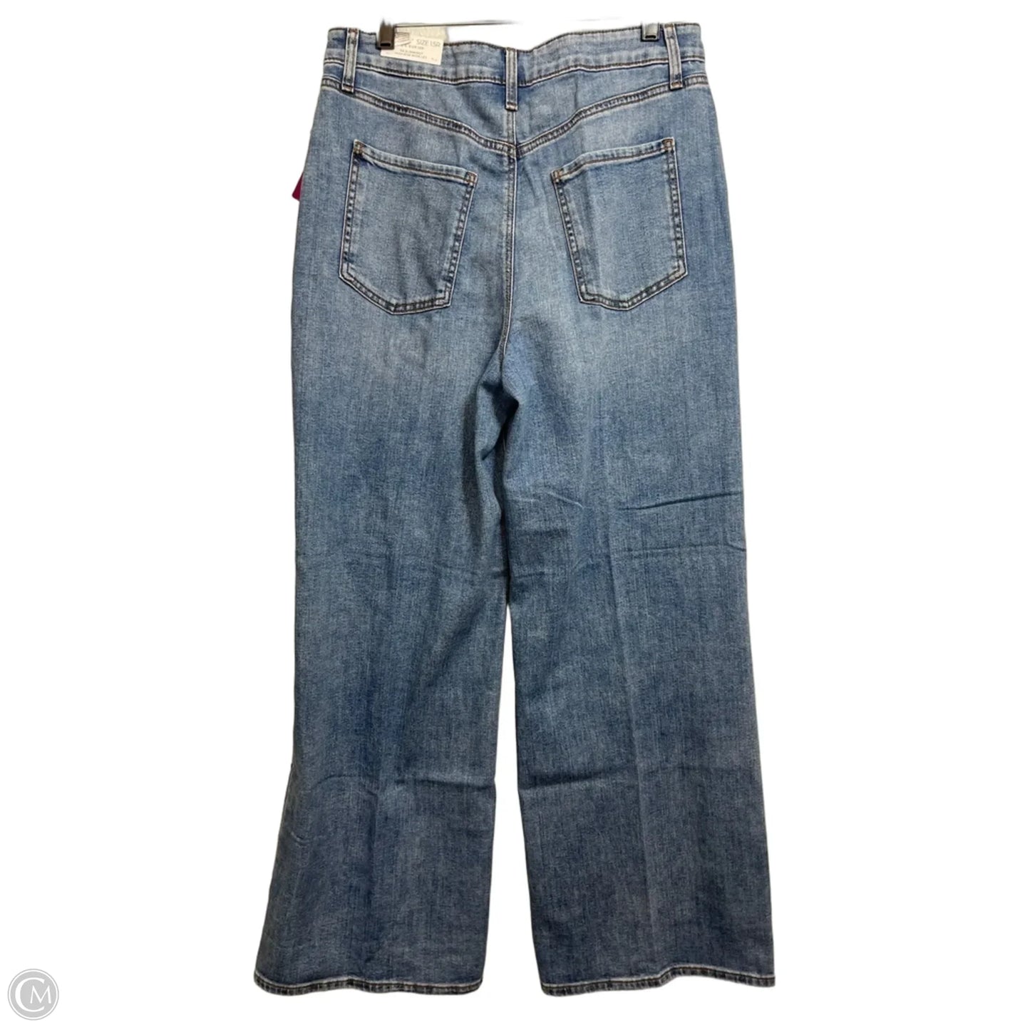 Jeans Wide Leg By Chicos In Blue Denim, Size: 6