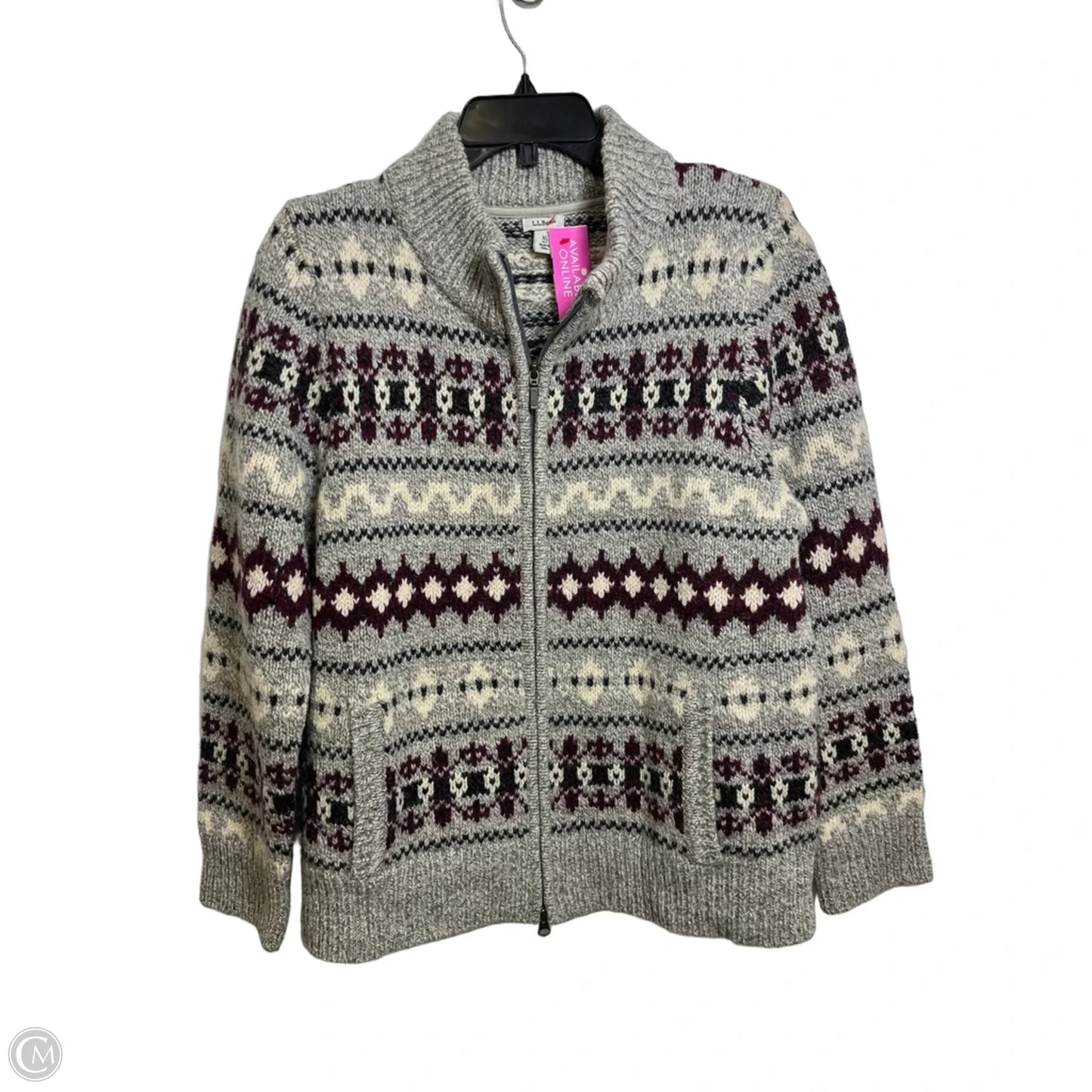 Sweater By L.l. Bean In Geometric Pattern, Size: Xl