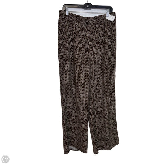 Pants Designer By Michael Kors In Brown, Size: L