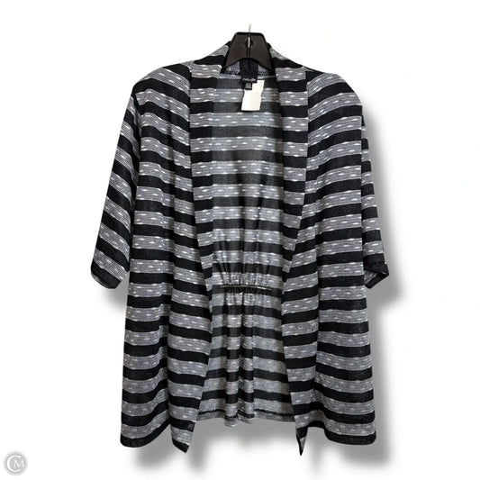 Cardigan By Rafaella In Striped Pattern, Size: M