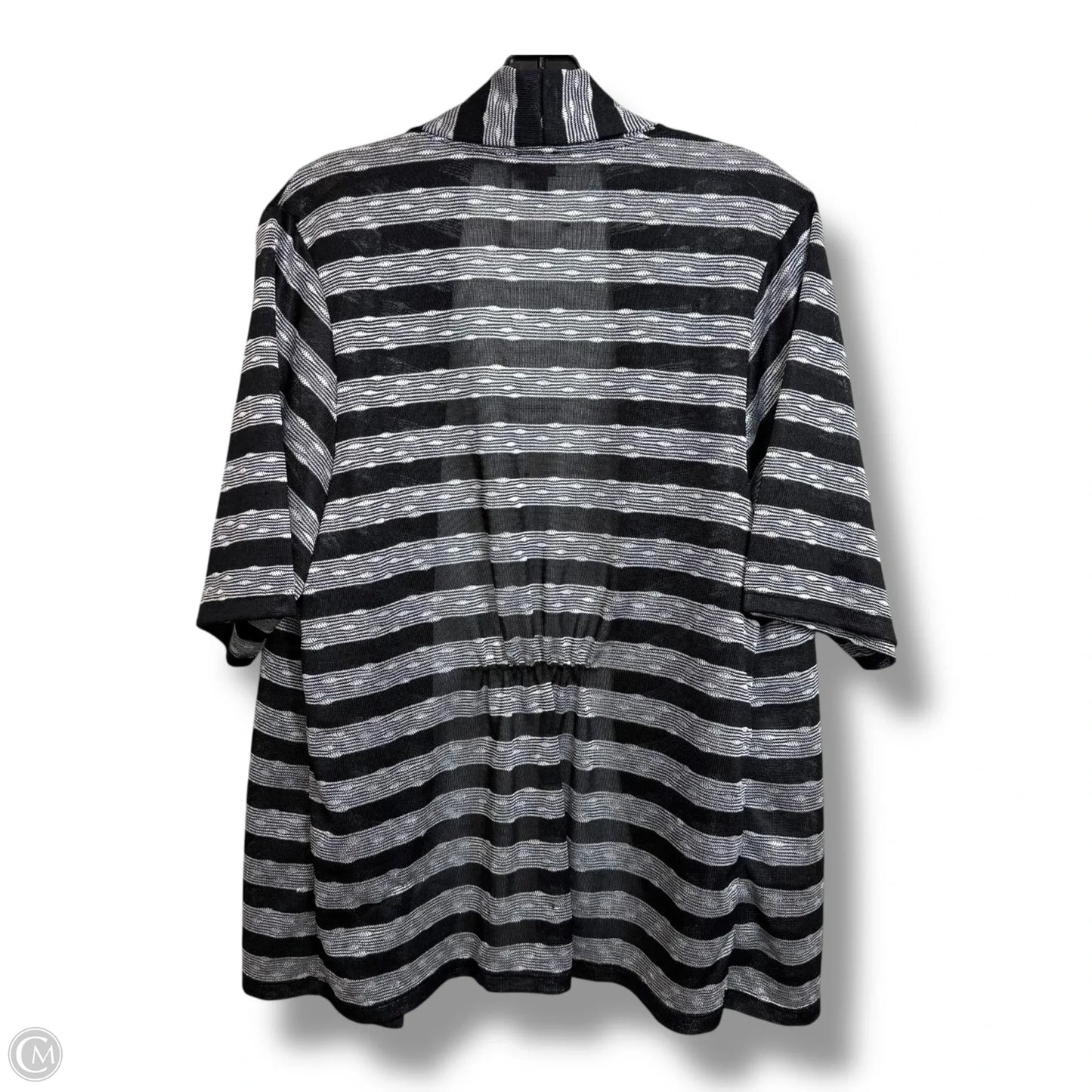 Cardigan By Rafaella In Striped Pattern, Size: M