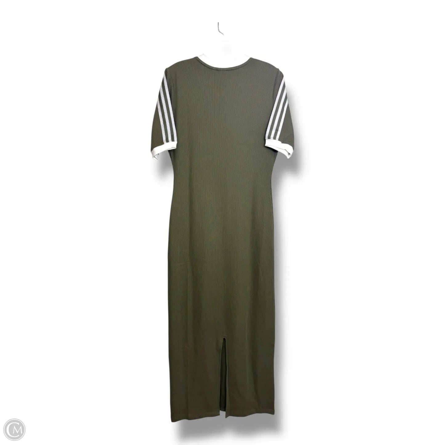 Dress Casual Maxi By Adidas In Green, Size: L