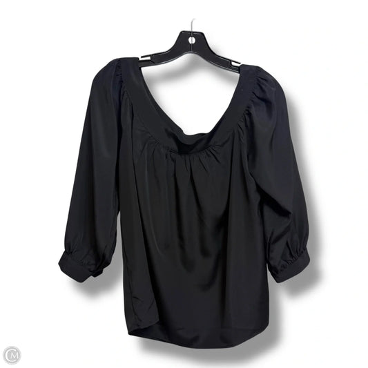 Top Short Sleeve Basic By Maeve In Black, Size: S