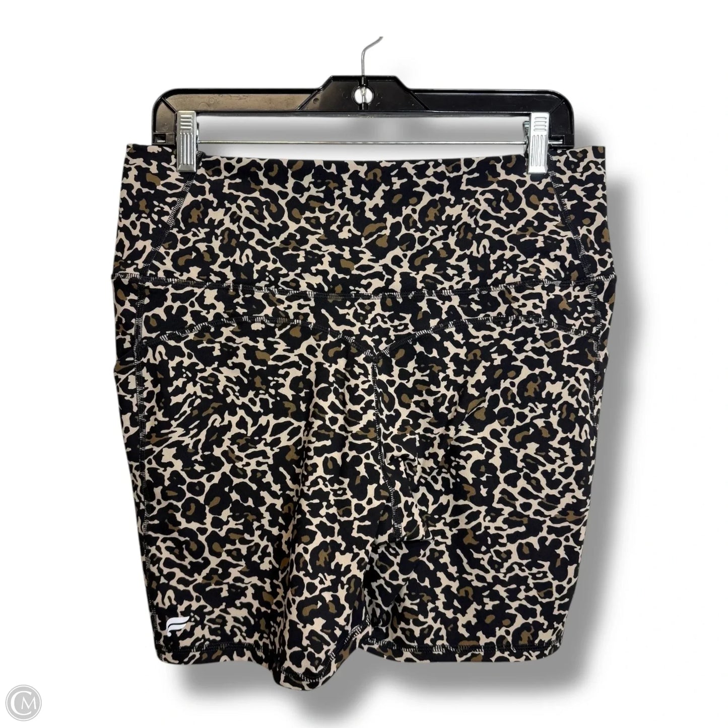 Athletic Shorts By Fabletics In Leopard Print, Size: 1x