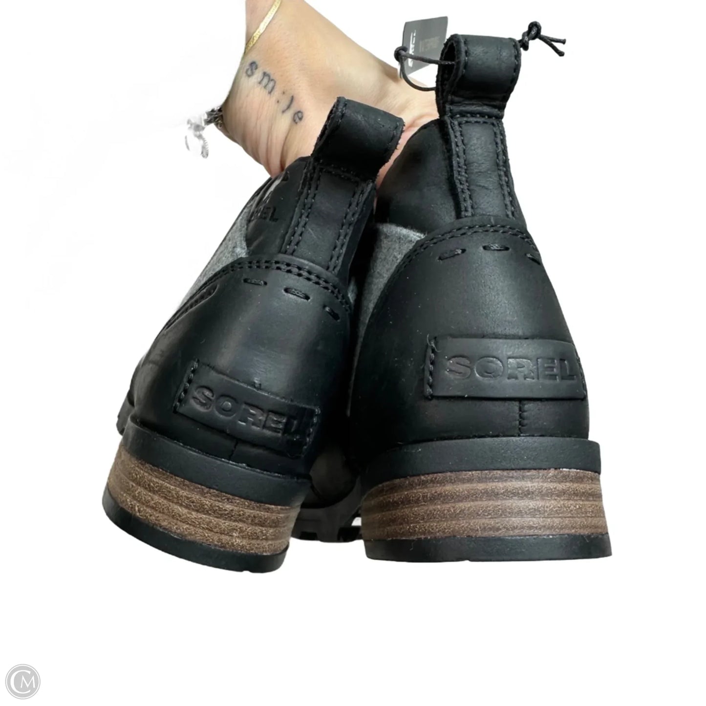 Boots Ankle Flats By Sorel In Black, Size: 6.5