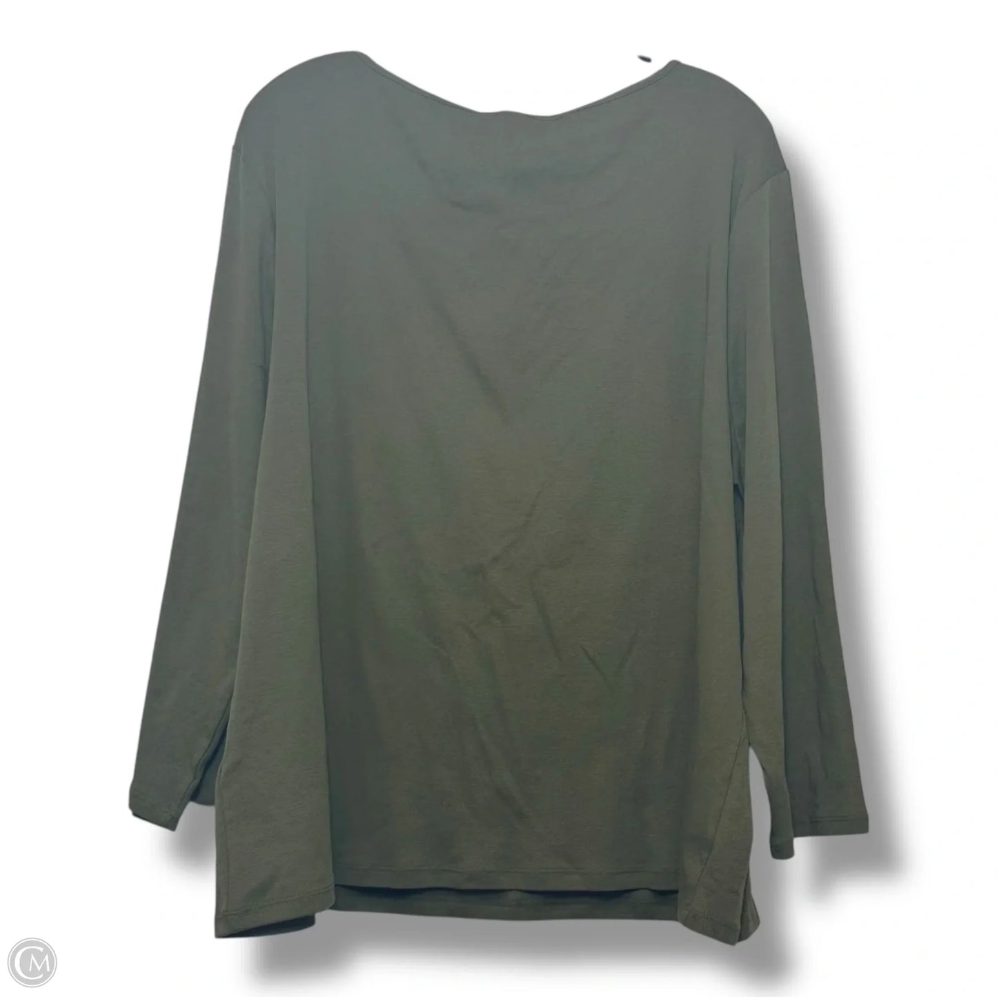 Top Short Sleeve By Lauren By Ralph Lauren In Green, Size: 3x
