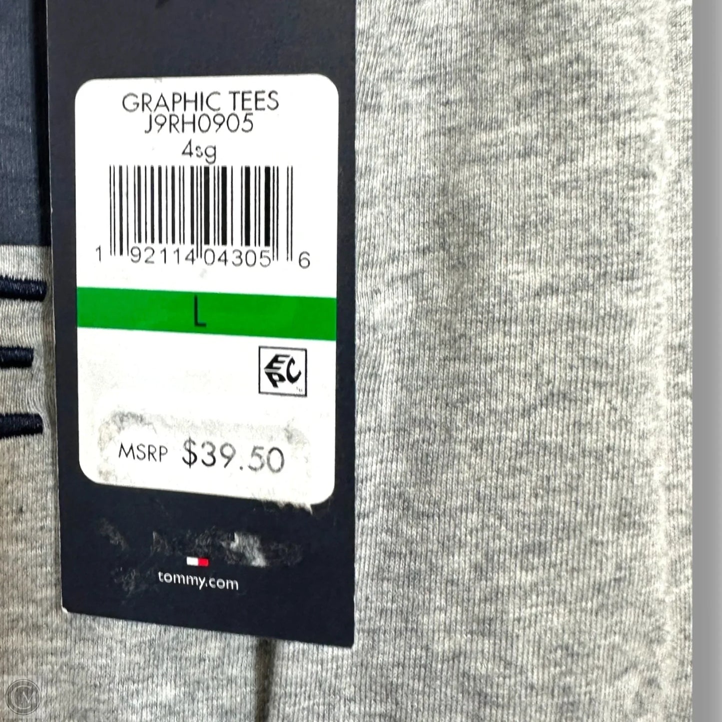 Top Sleeveless By Tommy Hilfiger In Red & White, Size: L