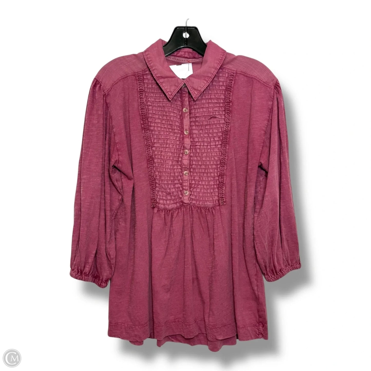 Top Long Sleeve By Pilcro In Mauve, Size: S