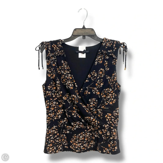 Top Sleeveless By White House Black Market In Black & Gold, Size: S