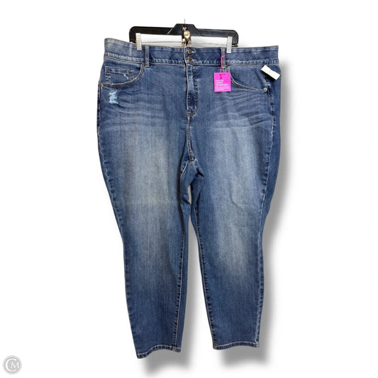 Jeans Skinny By Lane Bryant In Blue Denim, Size: 26