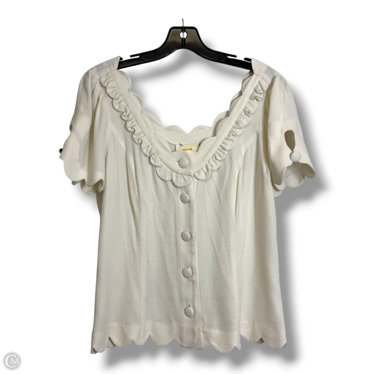 Top Sleeveless By Maeve In Ivory, Size: 8