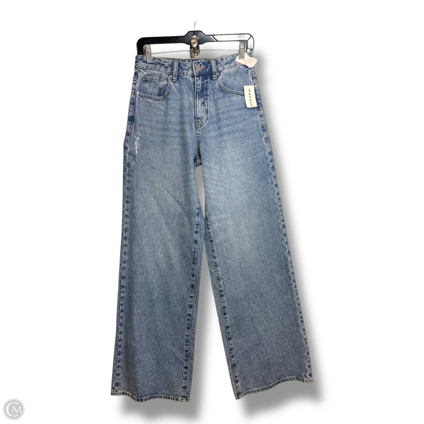 Jeans high rise Wide Leg By Pacsun In Blue Denim, Size: 6
