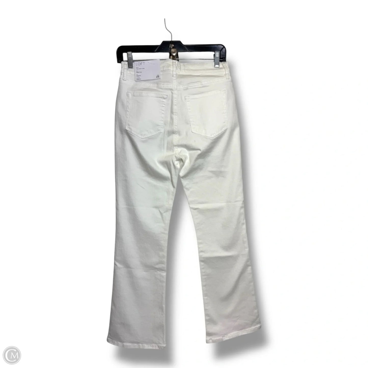Pants Cropped By Loft In White, Size: 0