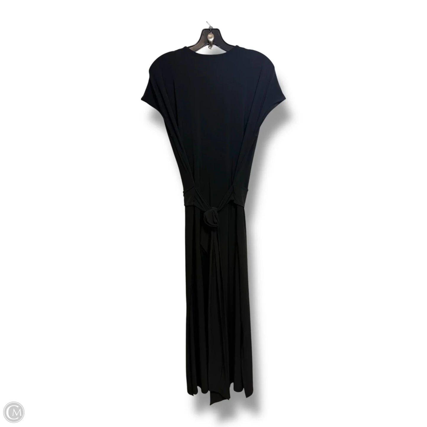 Dress Casual Midi By White House Black Market In Black, Size: L