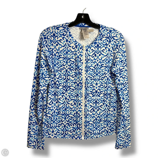 Top Long Sleeve By Tommy Bahama In Blue, Size: M