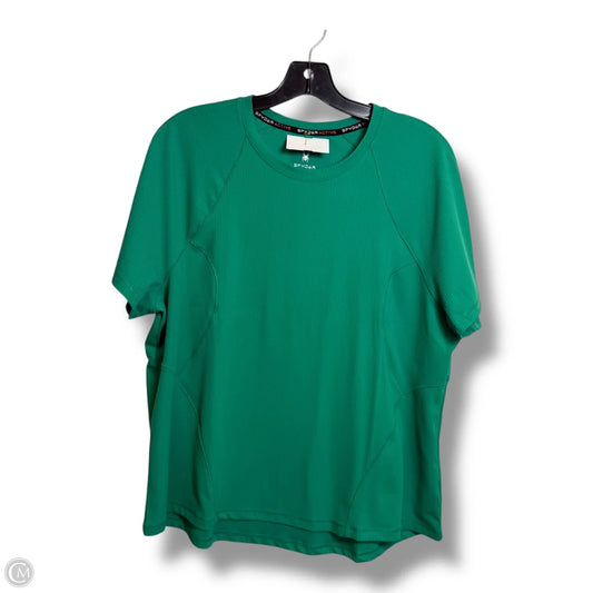 Top Short Sleeve Basic By Spyder In Green, Size: Xl