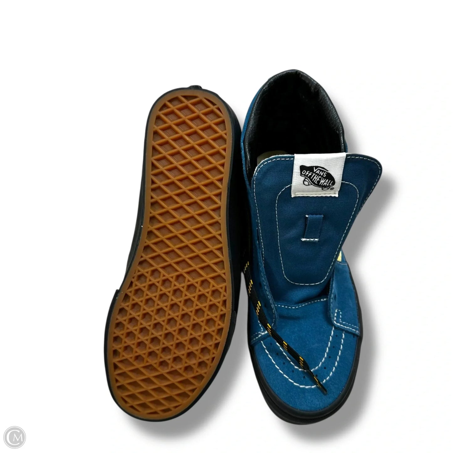 Shoes Flats By Vans In Blue, Size: 6.5