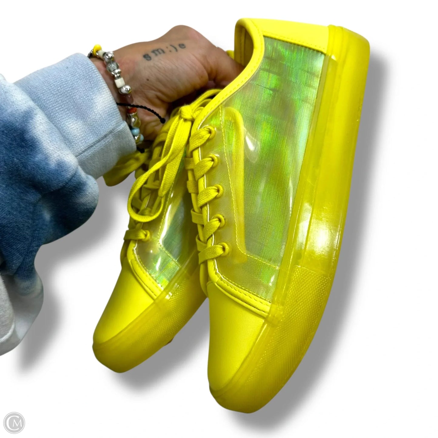 Shoes Sneakers By Katy Perry In Yellow, Size: 6.5