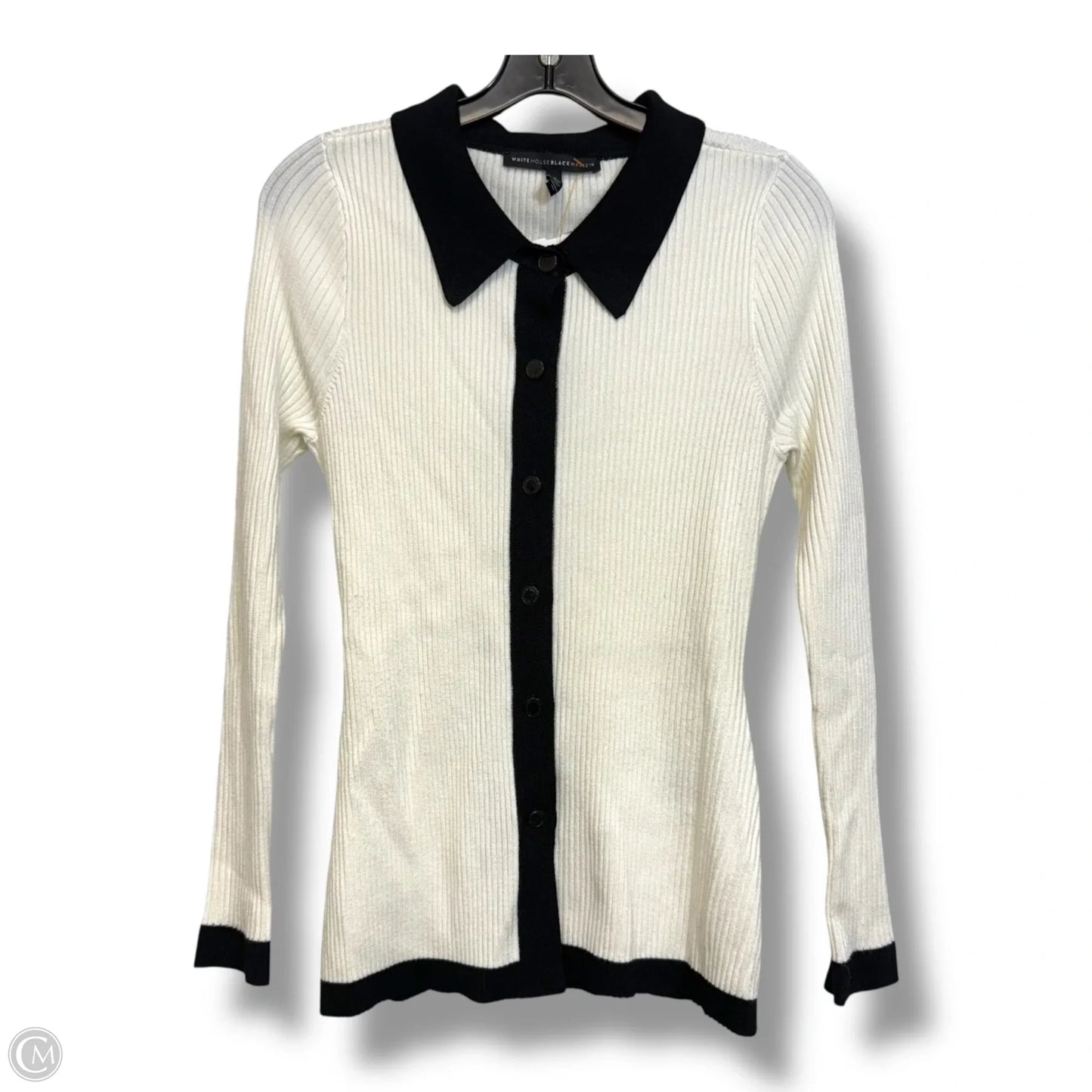Cardigan By White House Black Market In White, Size: M