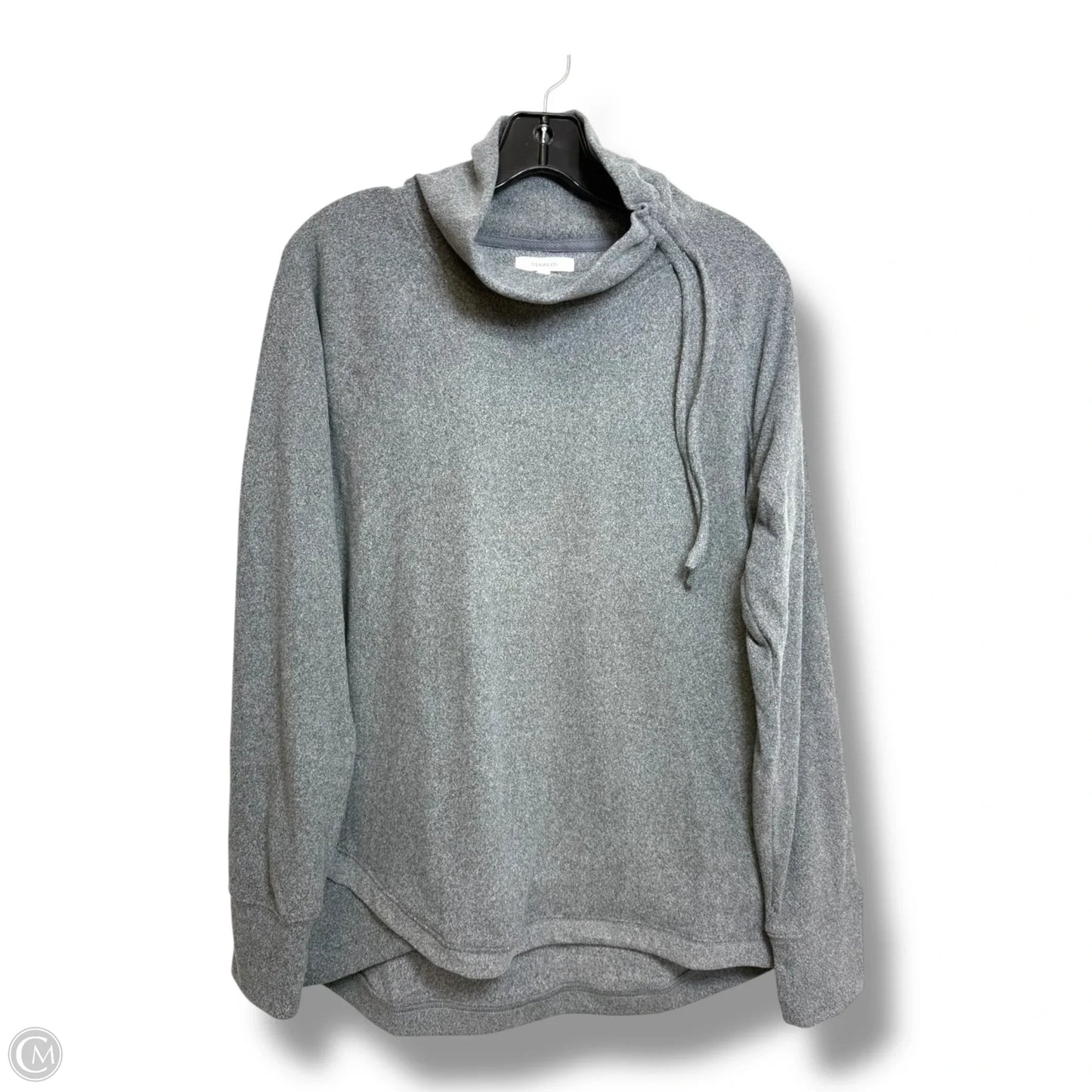 Top Long Sleeve Basic By Maurices In Grey, Size: M