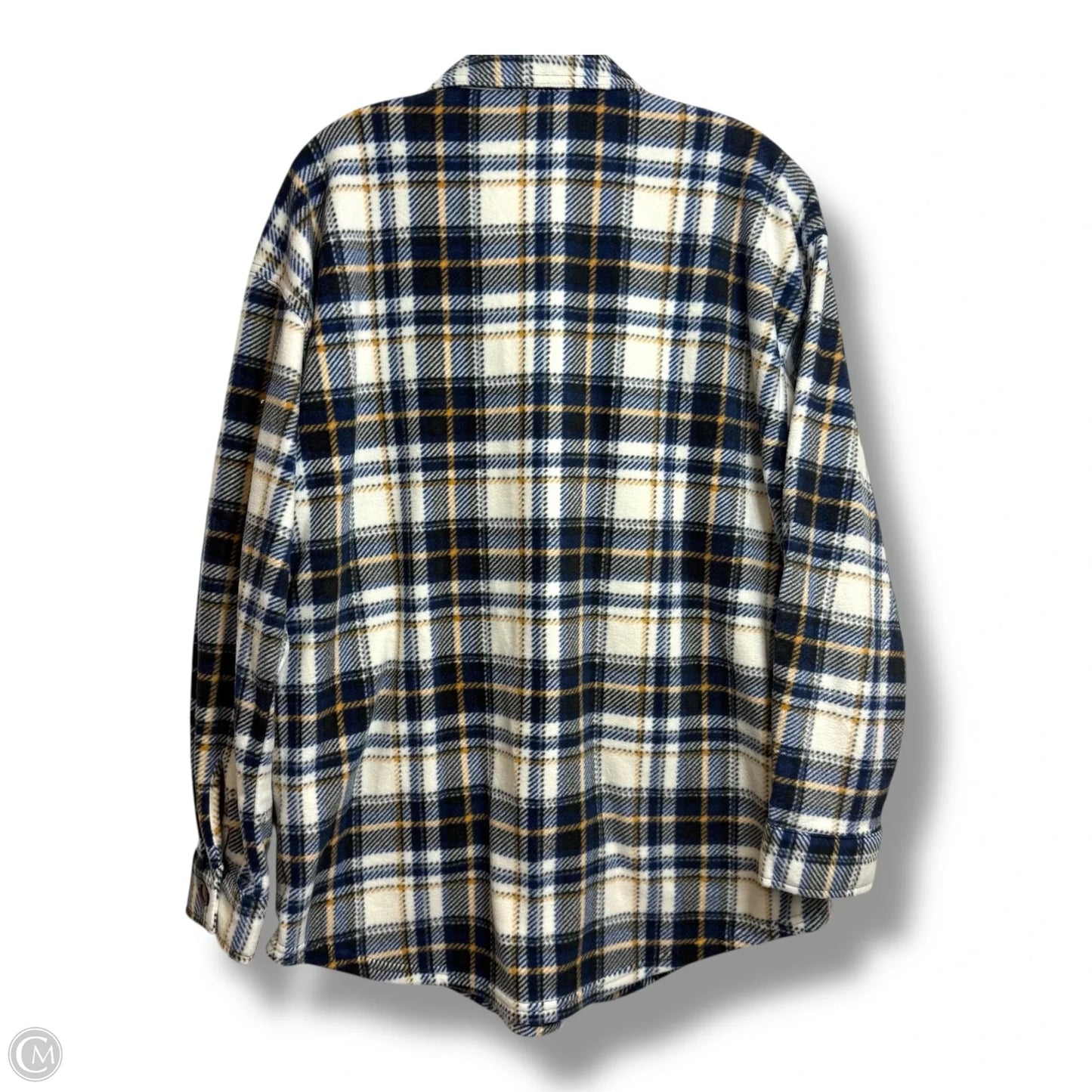 Jacket Shirt By Maurices In Plaid Pattern, Size: M