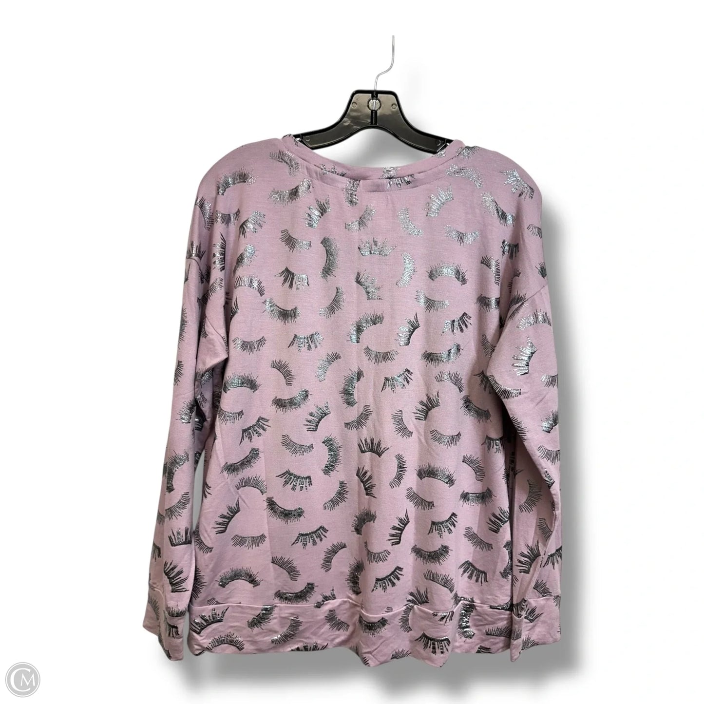 Top Long Sleeve Basic By Cupio In Purple, Size: L