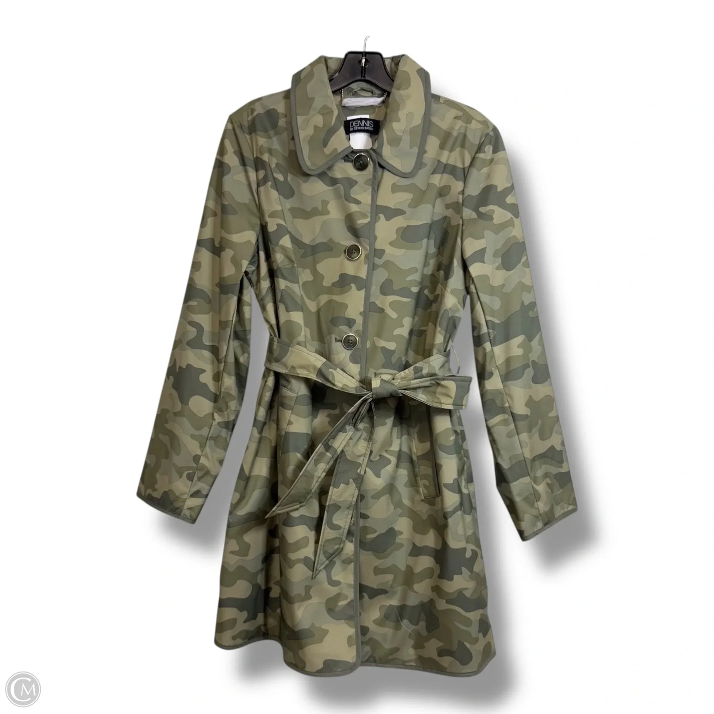 Coat Raincoat By Dennis Basso Qvc In Camouflage Print, Size: M