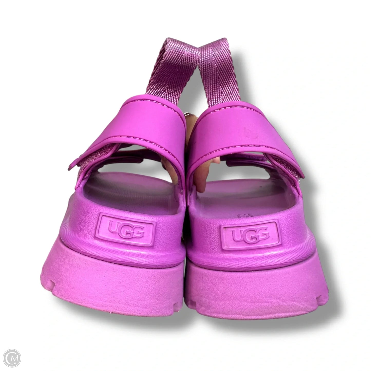 Sandals Designer By Ugg In Purple, Size: 6