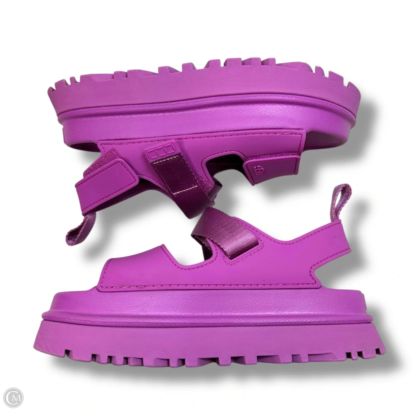Sandals Designer By Ugg In Purple, Size: 6