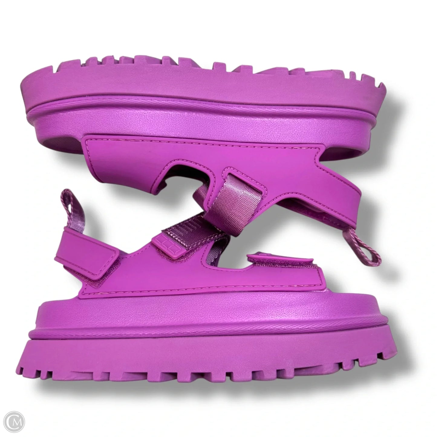 Sandals Designer By Ugg In Purple, Size: 6