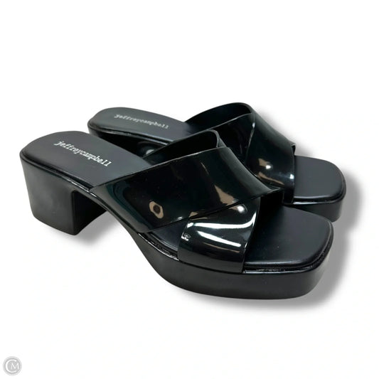 Sandals Heels Block By Jeffrey Campbell In Black, Size: 8