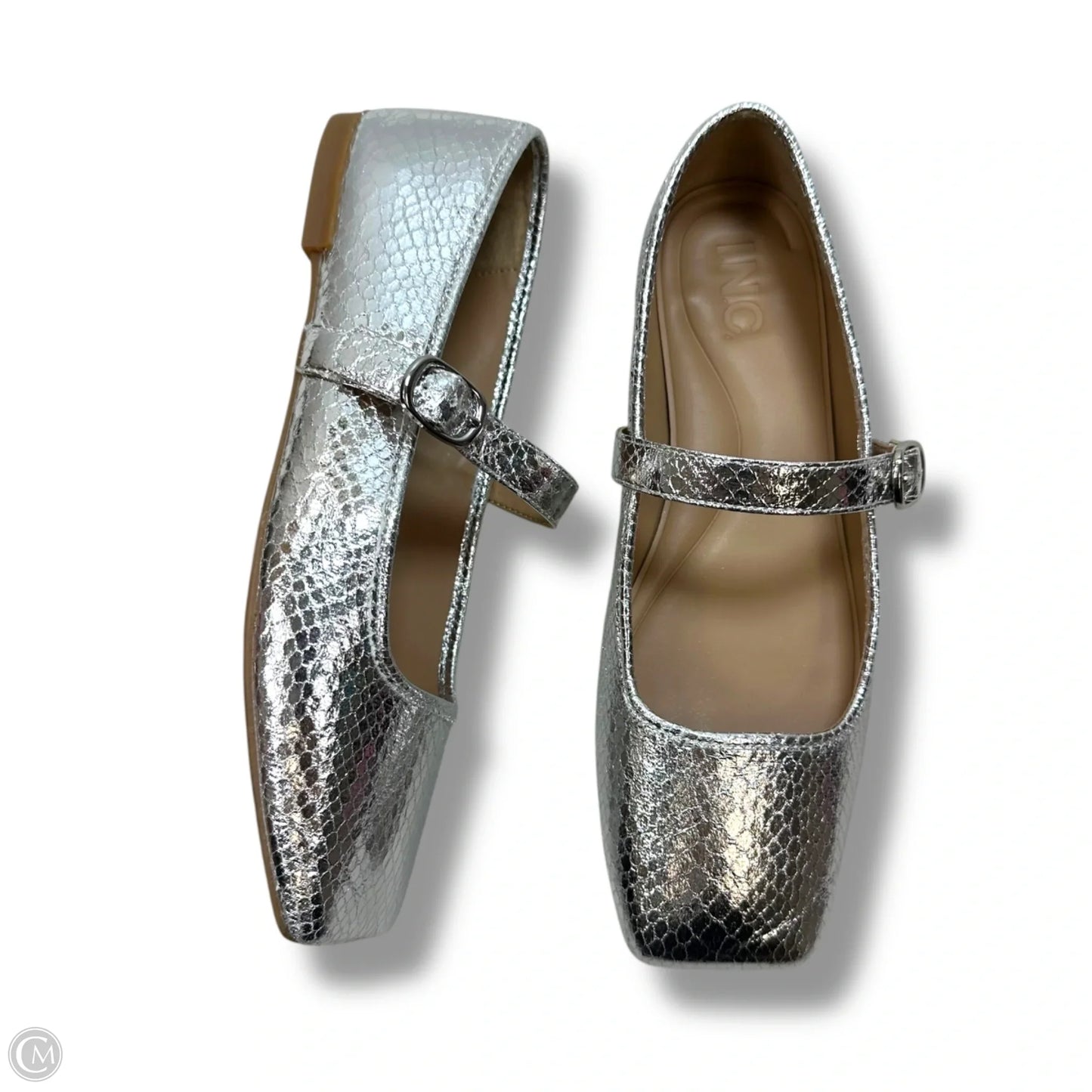Shoes Flats By Inc In Silver, Size: 7